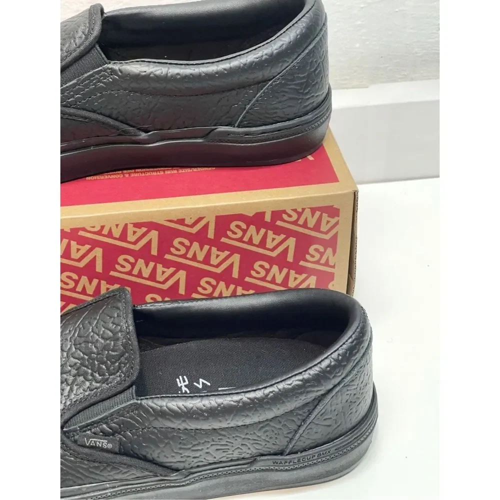 Vans Slip On Sneakers BMX Courage Adam’s Men’s Size 11.5 Black New - Picture 3 of 11